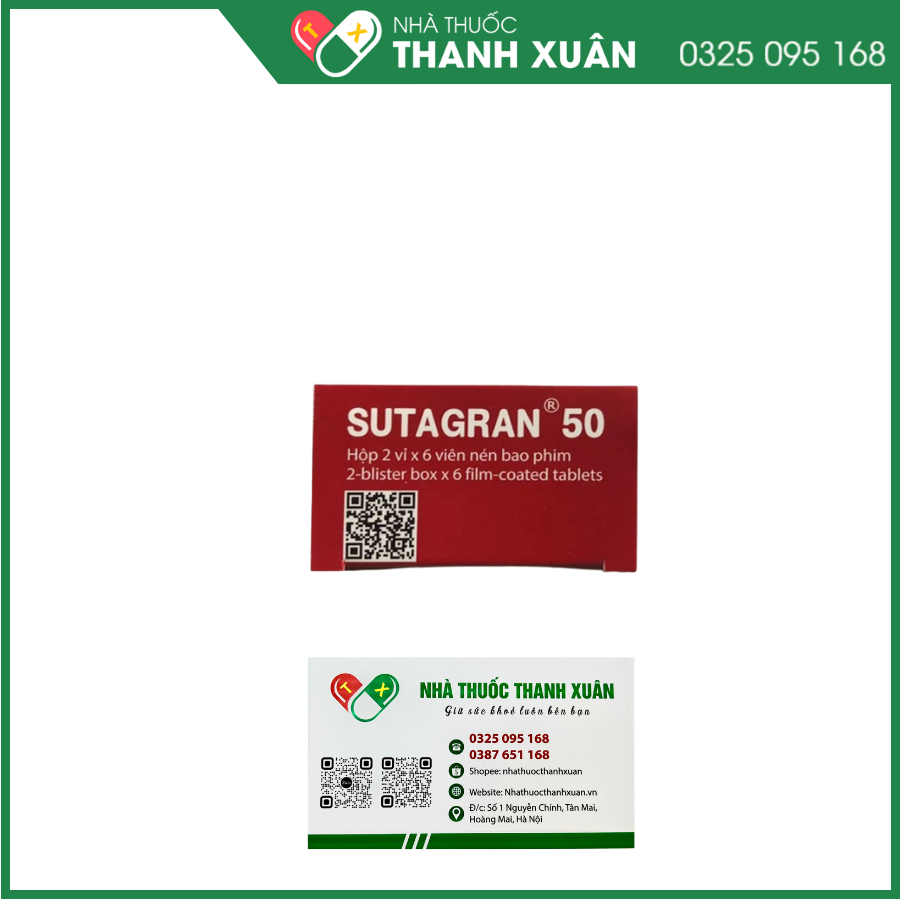 Sutagran 50 điều trị tích cực để cắt ngay cơn đau nửa đầu